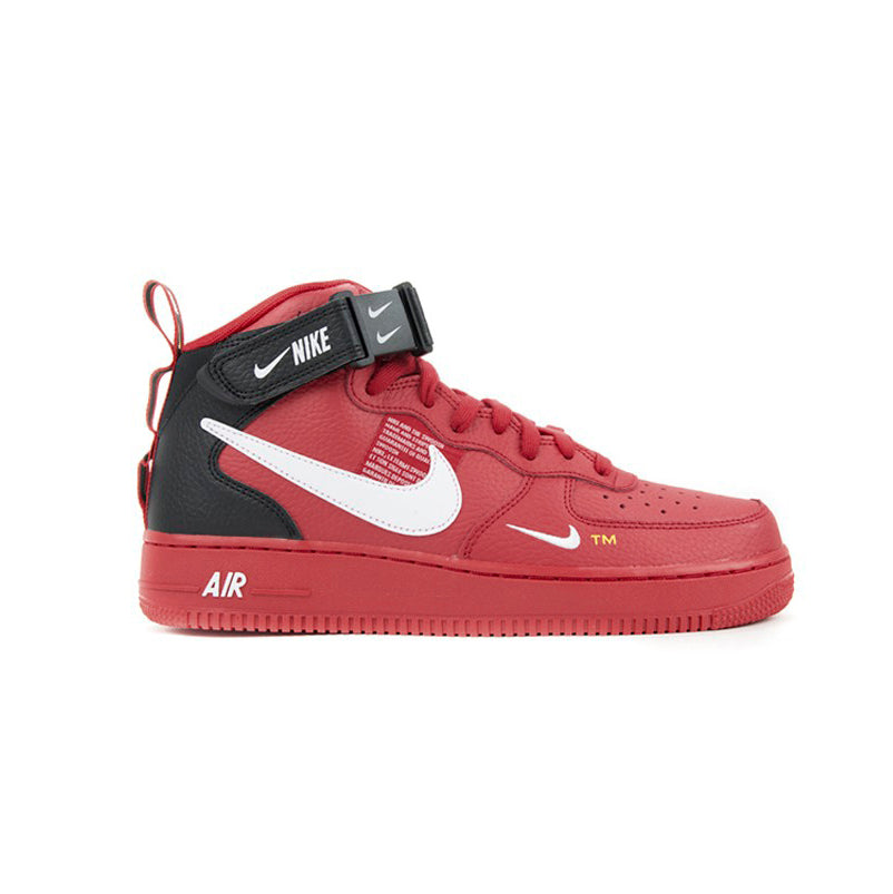 Nike air force 1 mid lv8 university red mens hotsell