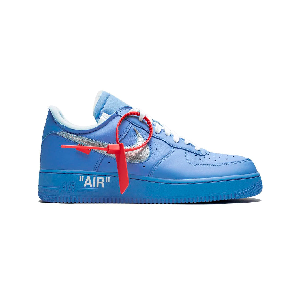 Blue off white air force 1 low best sale