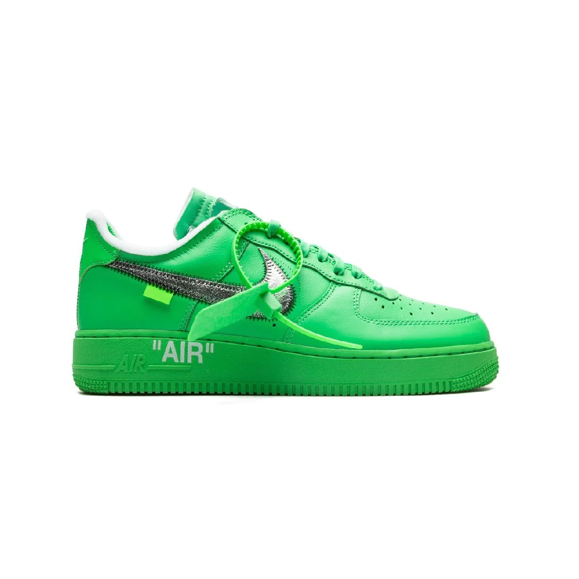 Air force 1 low lime green best sale