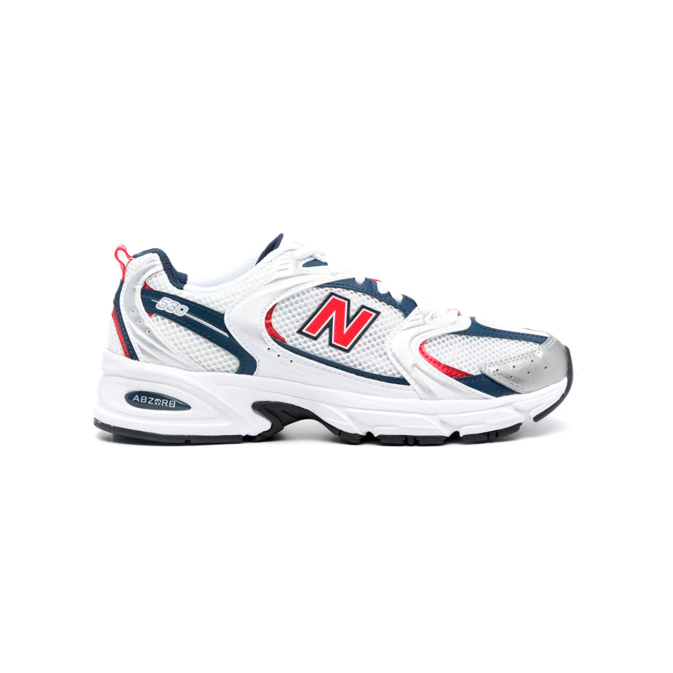 New Balance 530 White, Blue & Red