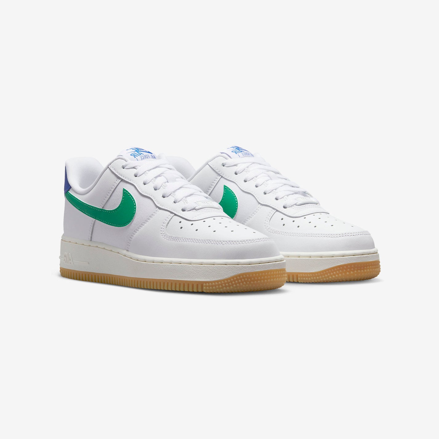 Nike Air Force 1 Low Royal, Green and Gum