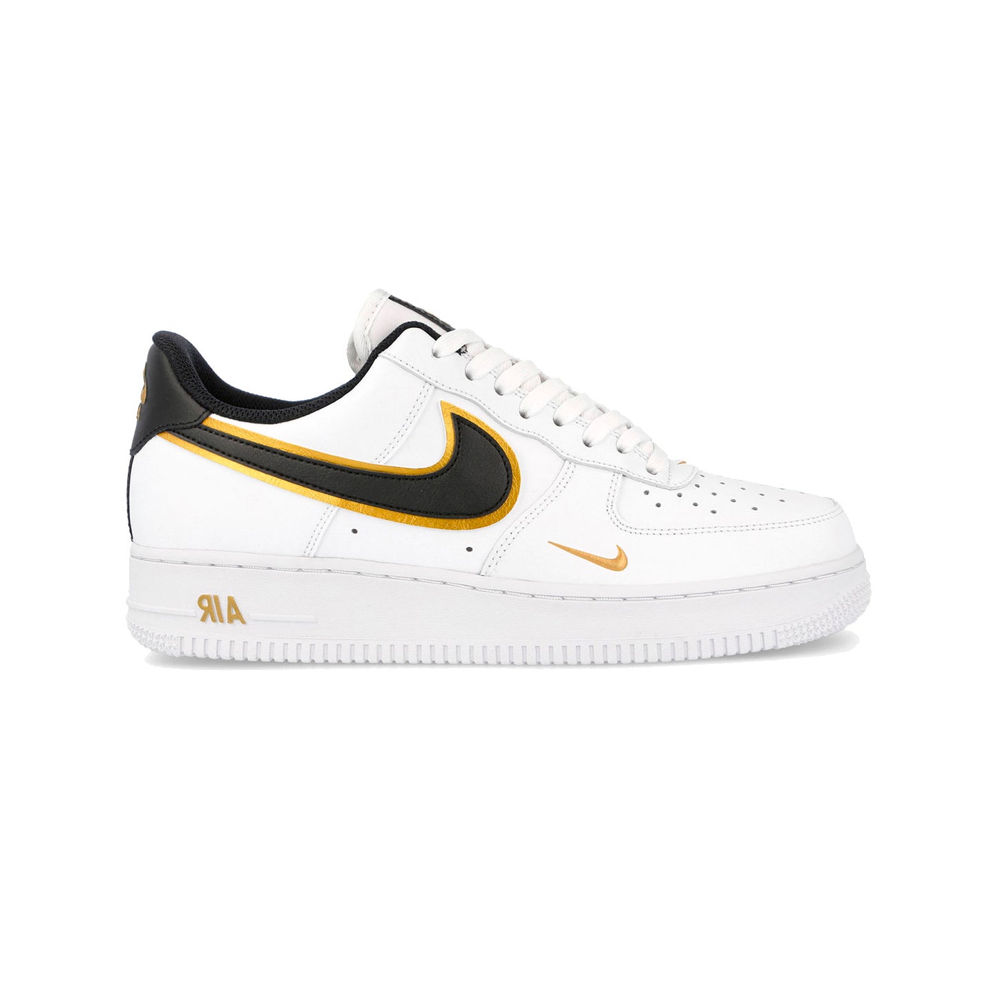 Nike Air Force 1 Low Double Swoosh White Metallic Gold