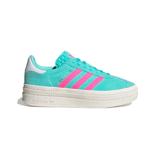 Adidas Originals Gazelle Bold Flash Aqua and Pink