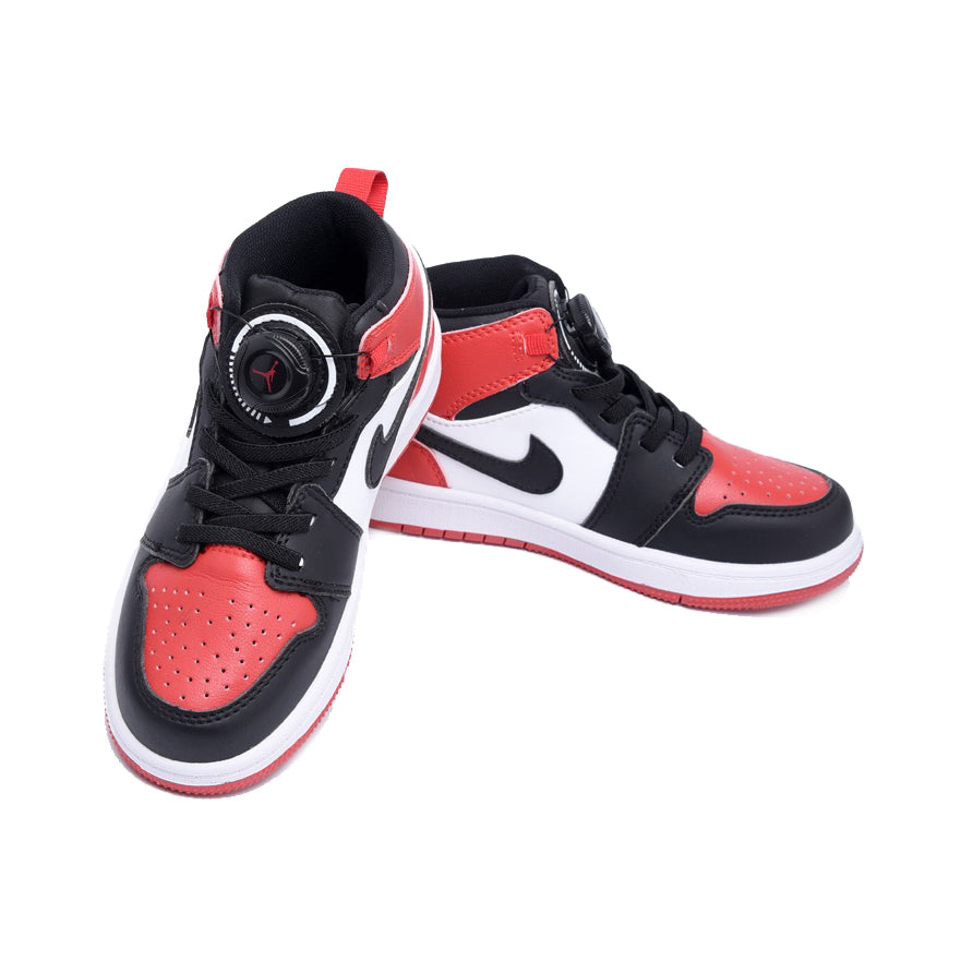 Nike Jordan 1 Kids High Bred Toe Red