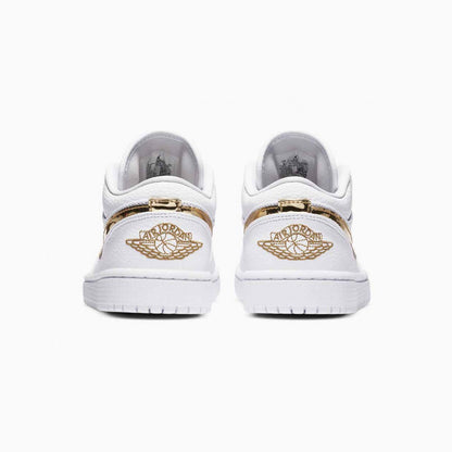 Nike Air Jordan 1 Low White & Gold