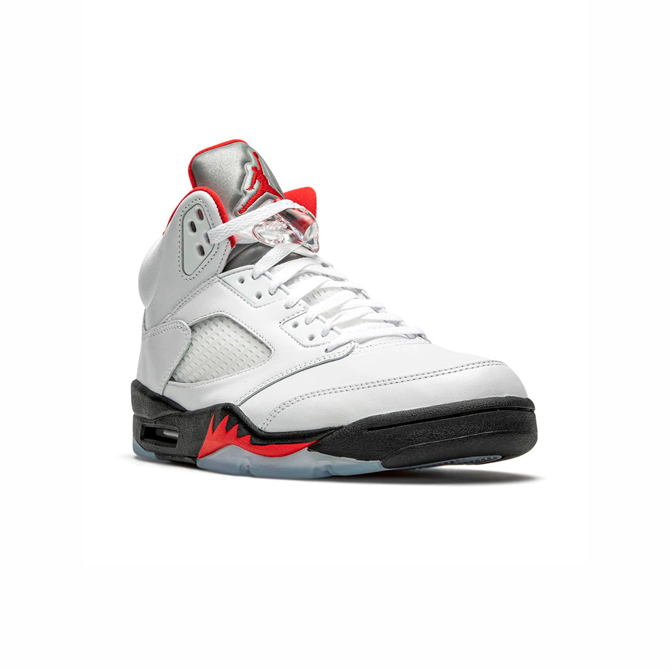 Nike Air Jordan 5 Retro Fire Red Silver Tongue