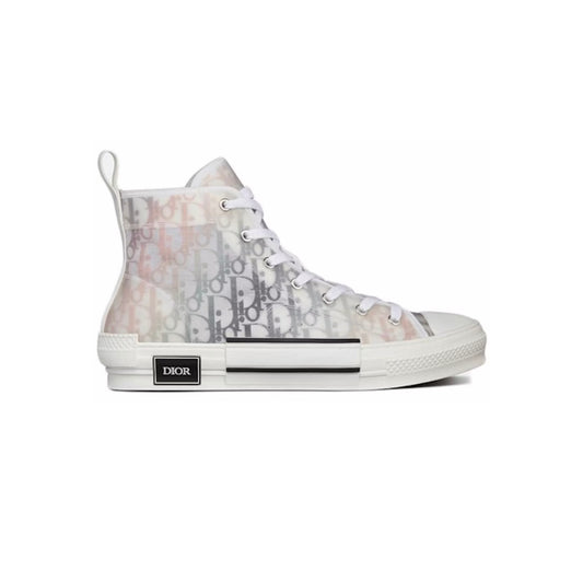 Dior B23 high top sneaker Grey Pink