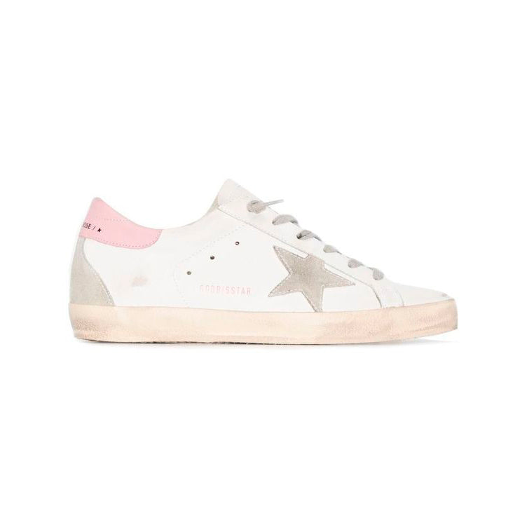 Golden Goose Pure Star Sneakers Pink Sky Grey Star