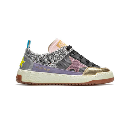 Golden Goose Yeah Silver Pink Star