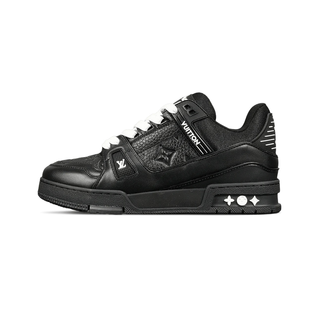 Louis Vuitton Trainer Black Embossed Monogram – Ar Store