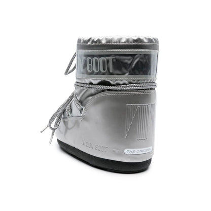 Moon Boot Icon Low Metalic Silver Glance