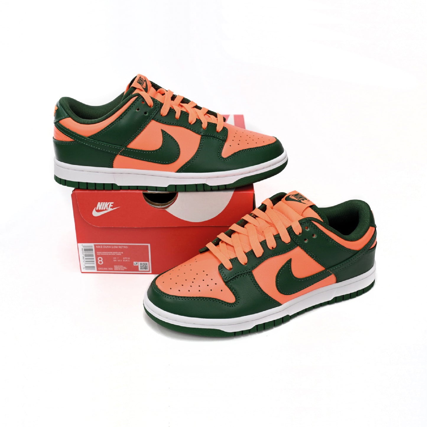 Nike Dunk Low Orange Green