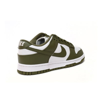 Nike Dunk Low White Scattered olive Green