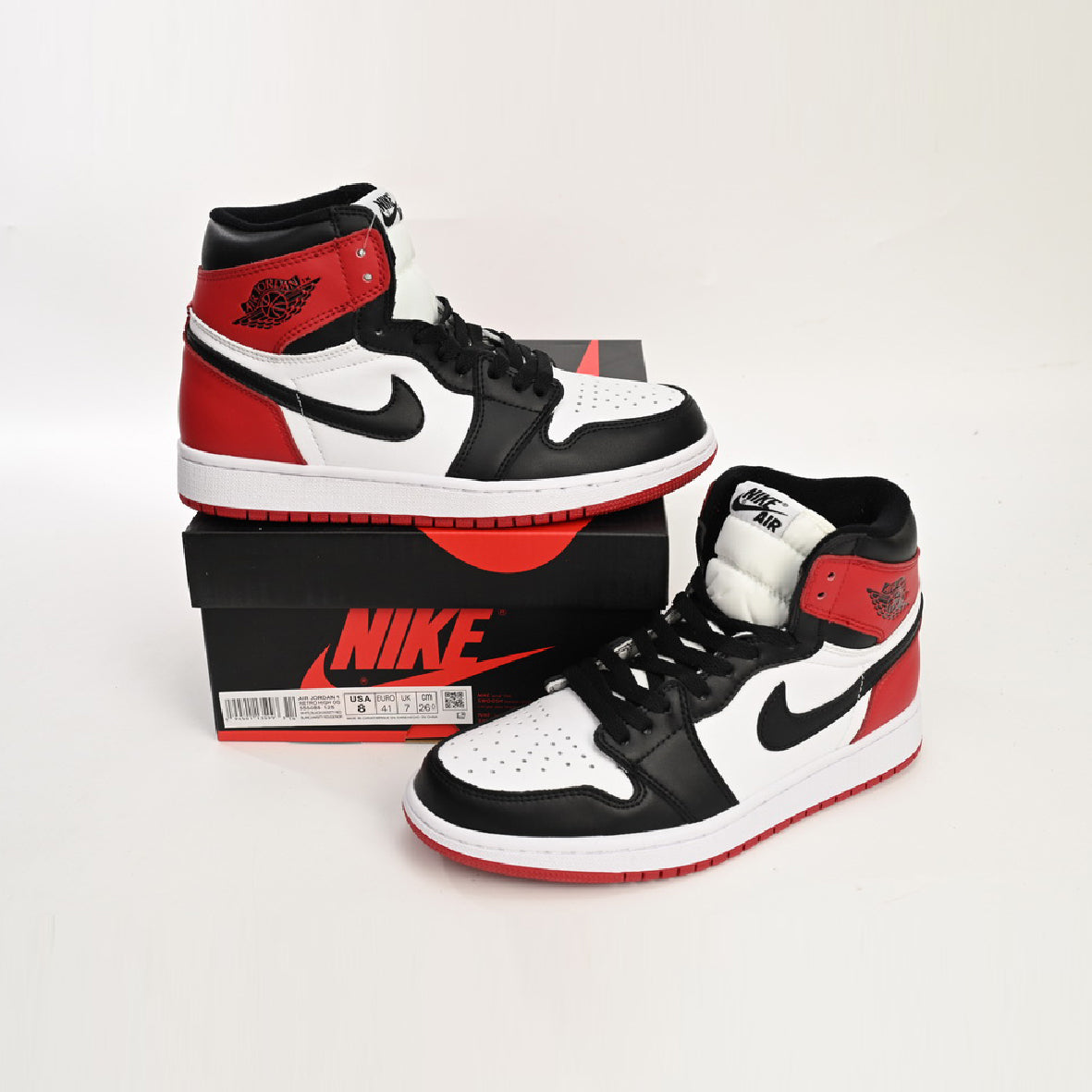 Nike air jordan 1 satin black toe online