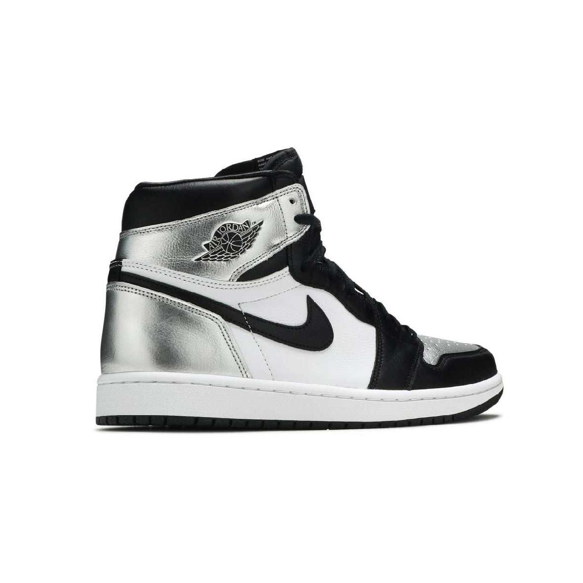 Nike Air Jordan 1 Alto Punta Plateada Ar Store