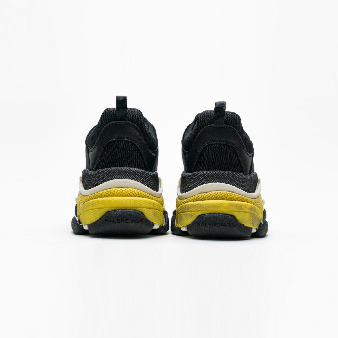 Balenciaga triple s black and yellow clearance